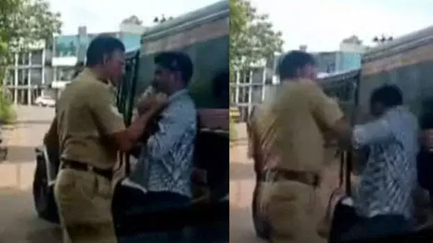 kerala: वाहन जांच के दौरान चालक से बदसलूकी करने वाला पुलिस अधिकारी निलंबित kerala: वाहन जांच के दौरान चालक से बदसलूकी करने वाला पुलिस अधिकारी निलंबित