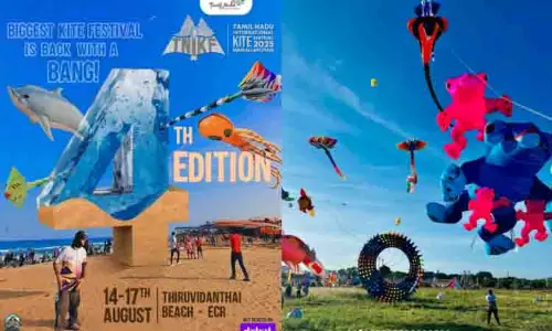 Tamil Nadu अंतर्राष्ट्रीय पतंग महोत्सव महाबलीपुरम में लौटा
