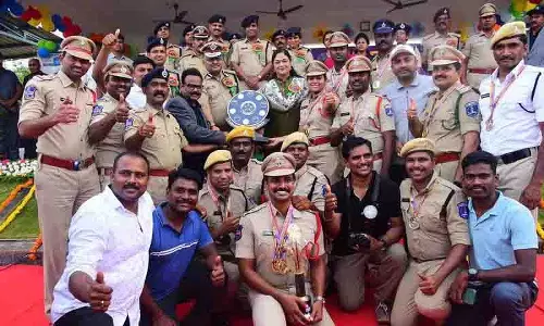 Cyberabad कमिश्नरेट ने पुलिस ड्यूटी मीट में ओवरऑल चैंपियनशिप जीती