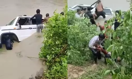 UP : गोंडा में वाहन नहर में गिरने से 11 लोगों सहित 3 बच्चों की मौत