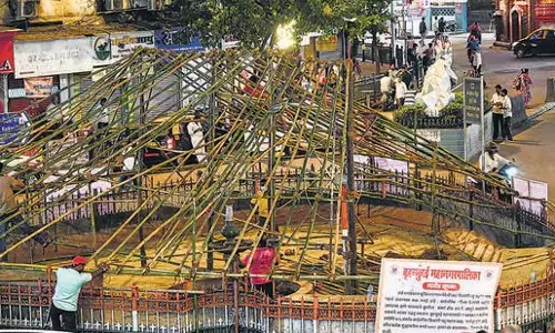 पहली पहल फेल, बीएमसी ने दादर कबूतरखाना अब प्लास्टिक से कवर किया