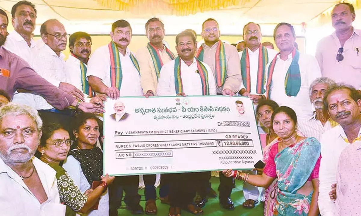 Andhra: विशाखापत्तनम में ‘अन्नदाता सुखीभव’ से 18,573 किसान लाभान्वित