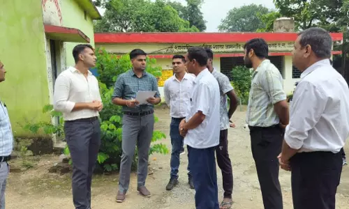 कलेक्टर चतुर्वेदी ने रायगढ़ ब्लॉक में चल रहे कई निर्माण कार्यों का किया मौका मुआयना