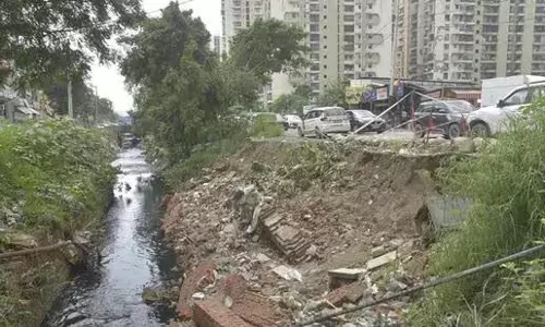 NH-9 के पास नाला ढहने से गाजियाबाद में मानसून सुरक्षा को लेकर चिंताएं
