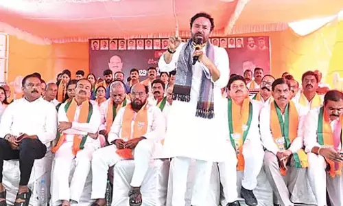 Kishan Reddy : धार्मिक लाभ के लिए कांग्रेस का नाटक
