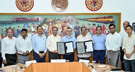 NFR ने असम प्रदूषण नियंत्रण बोर्ड और IIT गुवाहाटी के साथ समझौता ज्ञापन पर हस्ताक्षर किए NFR ने असम प्रदूषण नियंत्रण बोर्ड और IIT गुवाहाटी के साथ समझौता ज्ञापन पर हस्ताक्षर किए