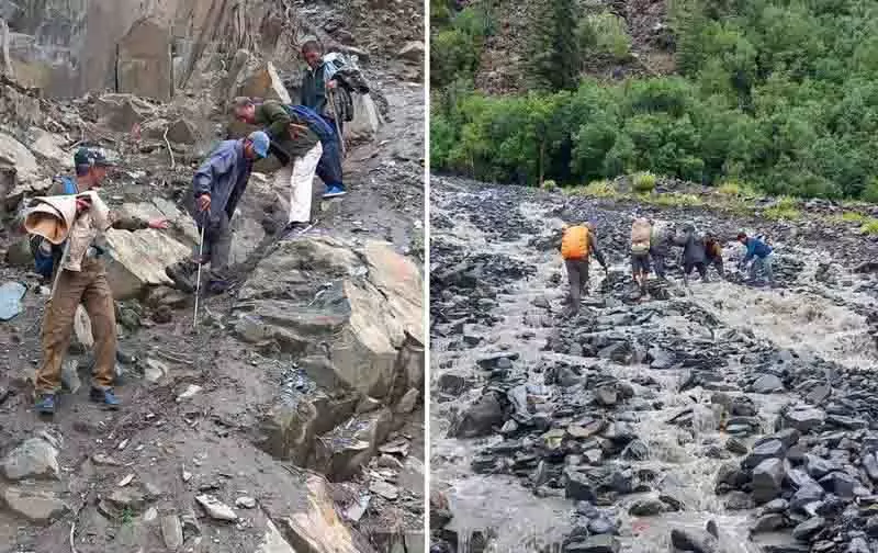 Pangi घाटी में बाढ़ के बाद भारतीय भूवैज्ञानिक सर्वेक्षण के 3 अधिकारियों सहित 17 लोग को बचाया Pangi घाटी में बाढ़ के बाद भारतीय भूवैज्ञानिक सर्वेक्षण के 3 अधिकारियों सहित 17 लोग को बचाया