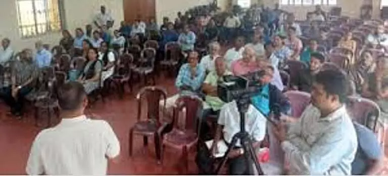 Lolim के ग्रामीणों ने सर्वसम्मति से फिल्म सिटी और अन्य पठारी परियोजनाओं का विरोध किया Lolim के ग्रामीणों ने सर्वसम्मति से फिल्म सिटी और अन्य पठारी परियोजनाओं का विरोध किया