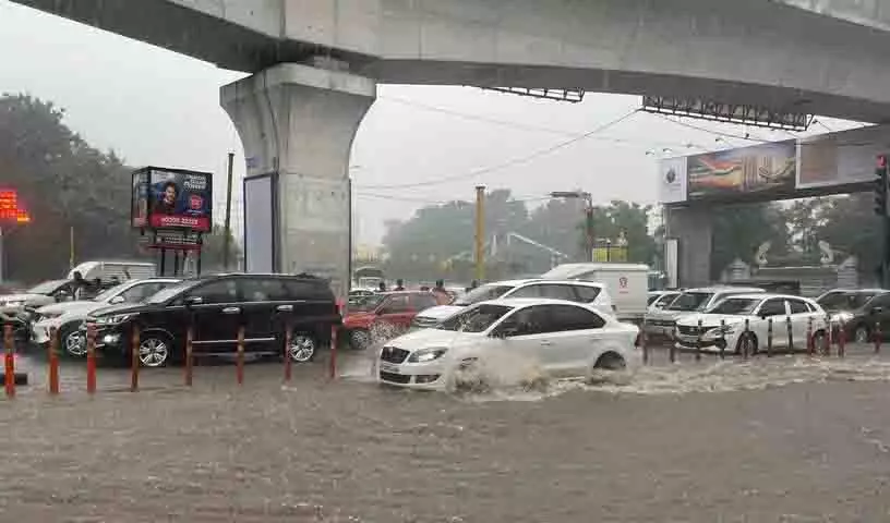 Hyderabad बारिश, बंजारा हिल्स क्षेत्र में 74.5 मिमी बारिश हुई Hyderabad बारिश, बंजारा हिल्स क्षेत्र में 74.5 मिमी बारिश हुई