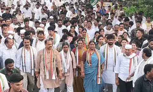 TPCC प्रमुख महेश कुमार गौड़ ने पदयात्रा पर मतभेद से इनकार किया TPCC प्रमुख महेश कुमार गौड़ ने पदयात्रा पर मतभेद से इनकार किया