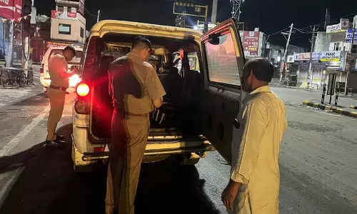 कुरुक्षेत्र पुलिस ने विशेष रात्रि गश्त पर कार्यालय स्टाफ तैनात किया