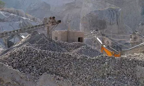 अवैध रूप से खनिज प्रसंस्करण करने वाले स्टोन क्रशर और स्क्रीनिंग प्लांट पर कार्रवाई की