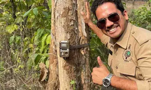 Telangana में कैमरा ट्रैप की चोरी और तोड़फोड़ से वन विभाग जूझ रहा