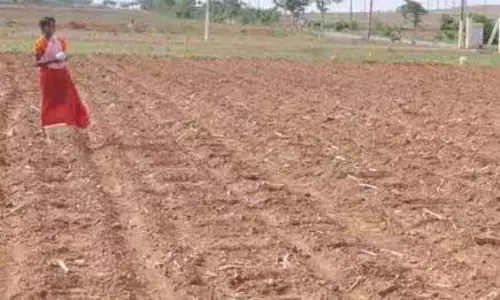 NS लाइन निर्माण के लिए दी गई जमीन के लिए किसान बाज़ार भाव की मांग कर रहे