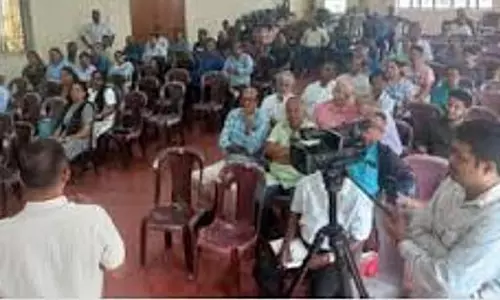 Lolim के ग्रामीणों ने सर्वसम्मति से फिल्म सिटी और अन्य पठारी परियोजनाओं का विरोध किया Lolim के ग्रामीणों ने सर्वसम्मति से फिल्म सिटी और अन्य पठारी परियोजनाओं का विरोध किया