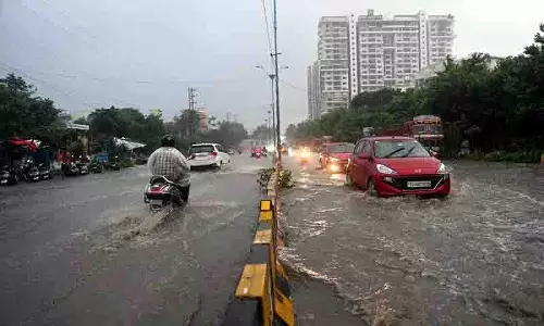 Hyderabad में मौसम की सबसे अधिक बारिश दर्ज, बंजारा हिल्स में 124 मिमी बारिश