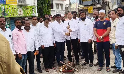 Amberpet विकास की ओर अग्रसर है: विधायक कालेरू वेंकटेश