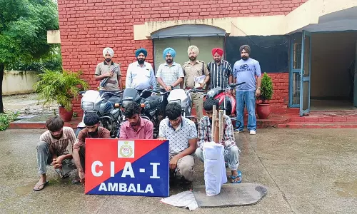 Ambala: पुलिस ने अंधेरे में वारदात करने वाला गिरोह दबोचा