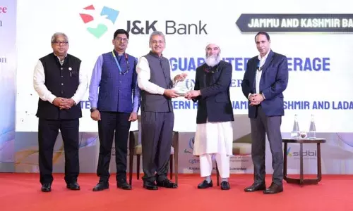 J&K बैंक को CGTMSE योजना के तहत MSME ऋण देने के लिए शीर्ष सम्मान मिला J&K बैंक को CGTMSE योजना के तहत MSME ऋण देने के लिए शीर्ष सम्मान मिला