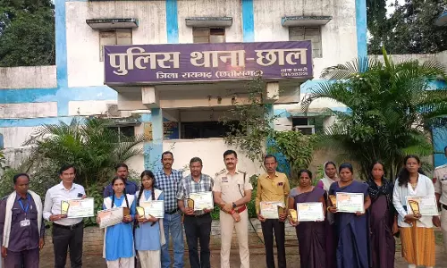 थाना छाल में प्रेरणास्पद सम्मान समारोह: मेधावी छात्र-छात्राएं, शिक्षक, स्वास्थ्यकर्मी व कोटवार हुए सम्मानित