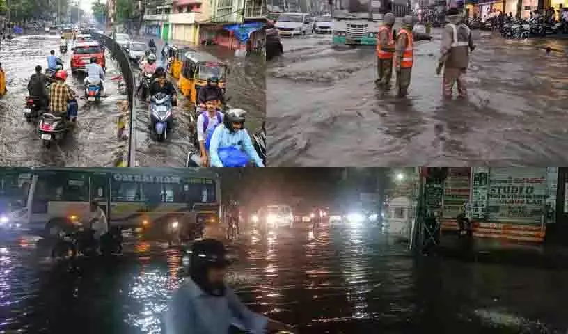 हैदराबाद के लिए IMD ने जारी किया येलो अलर्ट, भारी बारिश की आशंका हैदराबाद के लिए IMD ने जारी किया येलो अलर्ट, भारी बारिश की आशंका
