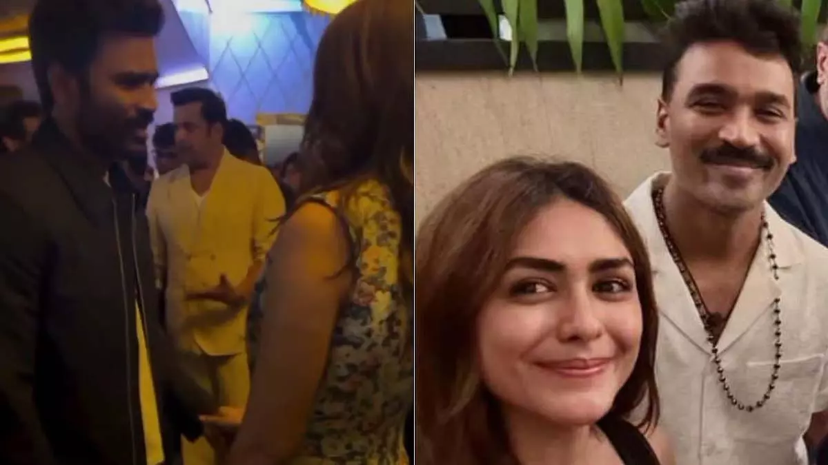 धनुष और मृणाल ठाकुर का वीडियो हुआ वायरल, फैंस बोले: कुछ तो है धनुष और मृणाल ठाकुर का वीडियो हुआ वायरल, फैंस बोले: कुछ तो है