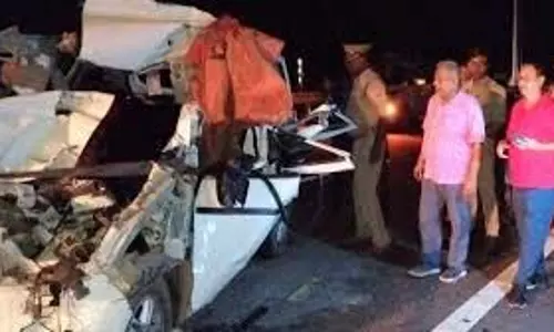 बुंदेलखंड एक्सप्रेसवे पर टक्कर में गुरुग्राम के दो पुलिसकर्मियों की मौत