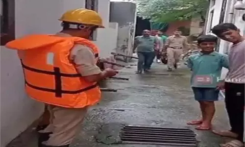 Himachal: नाले में बह गया व्यक्ति, तलाश जारी