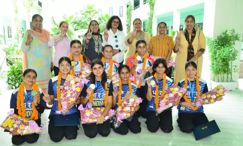 सिरसा की लड़कियां एशियाई रोलर स्केटिंग चैंपियनशिप से पदक लेकर लौटीं
