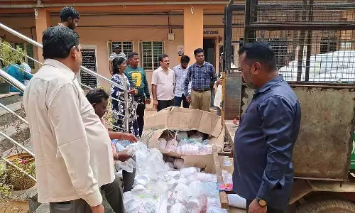 Karnataka : 350 किलोग्राम प्लास्टिक जब्त Karnataka : 350 किलोग्राम प्लास्टिक जब्त