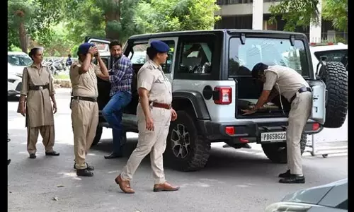 छात्रसंघ चुनाव से पहले पीयू परिसर में पुलिस ने किया सुरक्षा इंतजाम तेज छात्रसंघ चुनाव से पहले पीयू परिसर में पुलिस ने किया सुरक्षा इंतजाम तेज