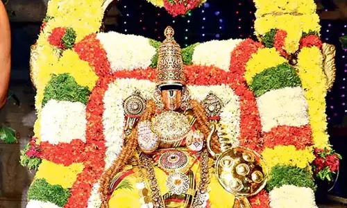 श्रीवारी पवित्रोत्सव समारोह के लिए वैज्ञानिक रूप से प्रेरित पौधों की पेशकश