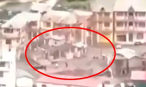 बादल फटने से हाहाकार का भयानक LIVE वीडियो