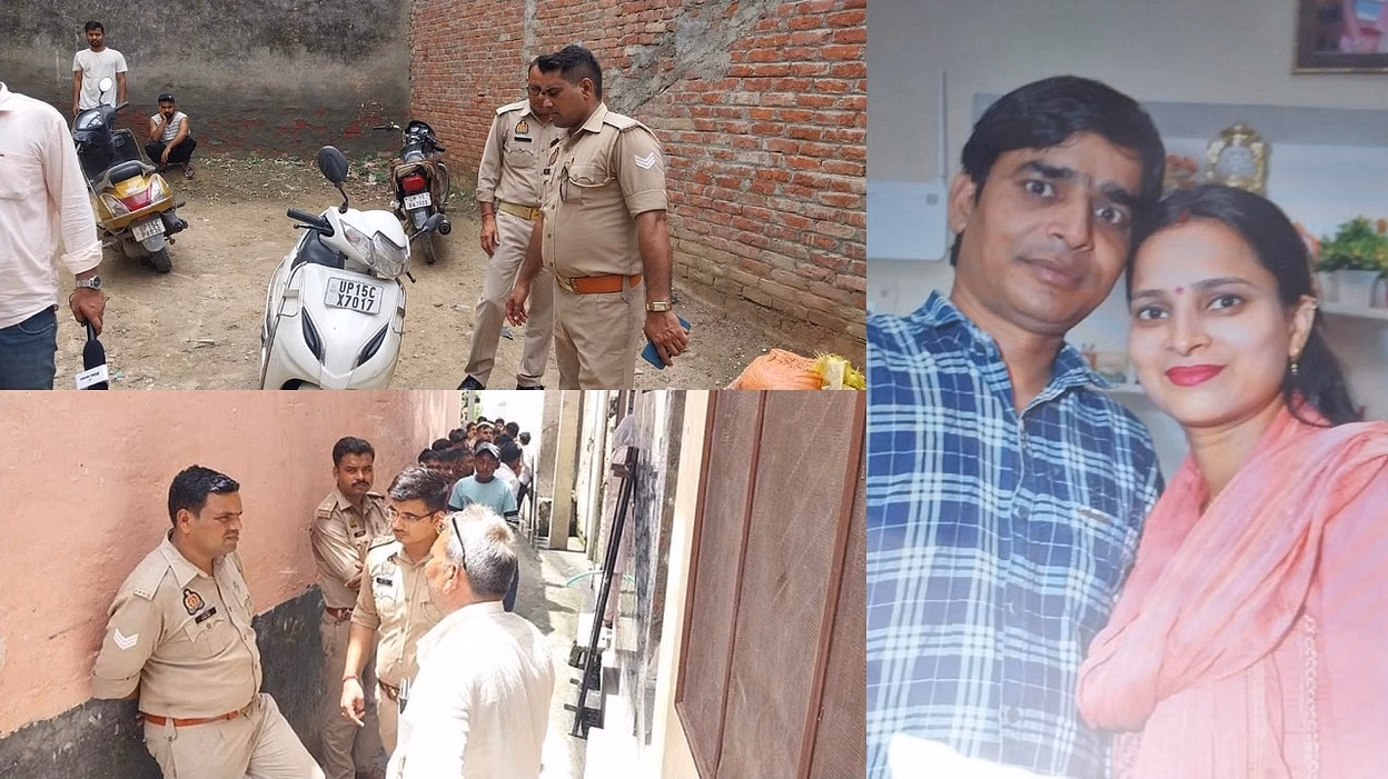 Meerut: पत्नी की गला रेतकर हत्या, आरोपी पकड़ा गया