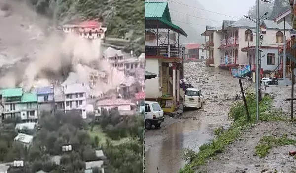 Uttarakhand: मलबे में समाए घर, धराली में राहत कार्य शुरू