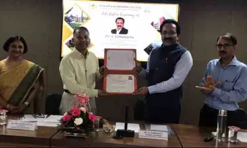 PEC ने पूर्व इसरो प्रमुख को मानद डॉक्टरेट की उपाधि प्रदान की
