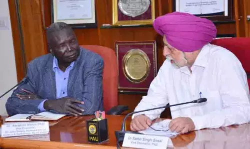 PAU और दक्षिण सूडान विश्वविद्यालय कृषि सहयोग पर विचार कर रहे