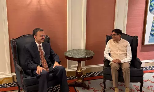 वित्तमंत्री ओपी चौधरी ने वाशिंगटन डी.सी. में मिनिस्टर आशुतोष जिंदल से की मुलाकात