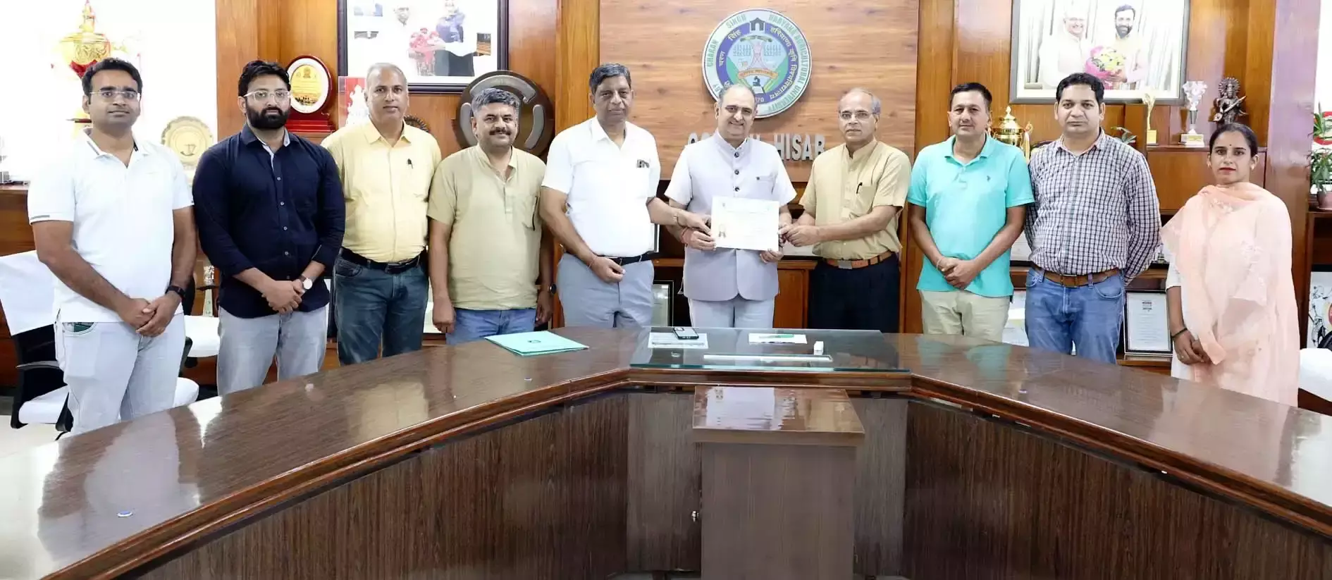 Hisar: बाजरा अनुसंधान में हकृवि का दबदबा कायम Hisar: बाजरा अनुसंधान में हकृवि का दबदबा कायम
