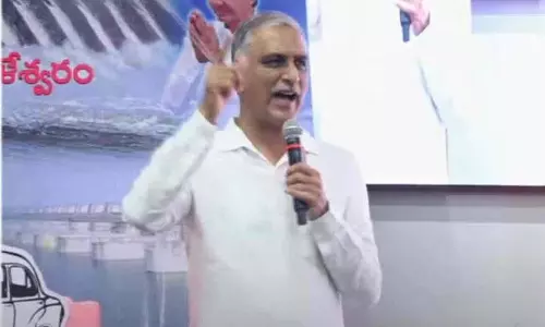 कालेश्वरम रिपोर्ट पर हरीश राव की पीपीटी.. कांग्रेस सरकार ने बिजली काट दी कालेश्वरम रिपोर्ट पर हरीश राव की पीपीटी.. कांग्रेस सरकार ने बिजली काट दी