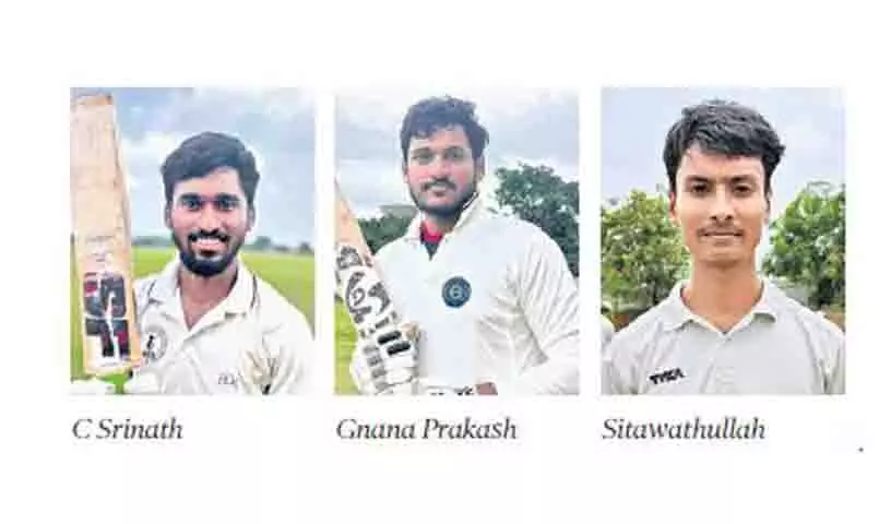 श्रीनाथ, यथिन, रमेश, सीतावथुल्लाह ने HCA बी-डिवीजन दो दिवसीय लीग क्रिकेट चैंपियनशिप में शतक लगाए श्रीनाथ, यथिन, रमेश, सीतावथुल्लाह ने HCA बी-डिवीजन दो दिवसीय लीग क्रिकेट चैंपियनशिप में शतक लगाए