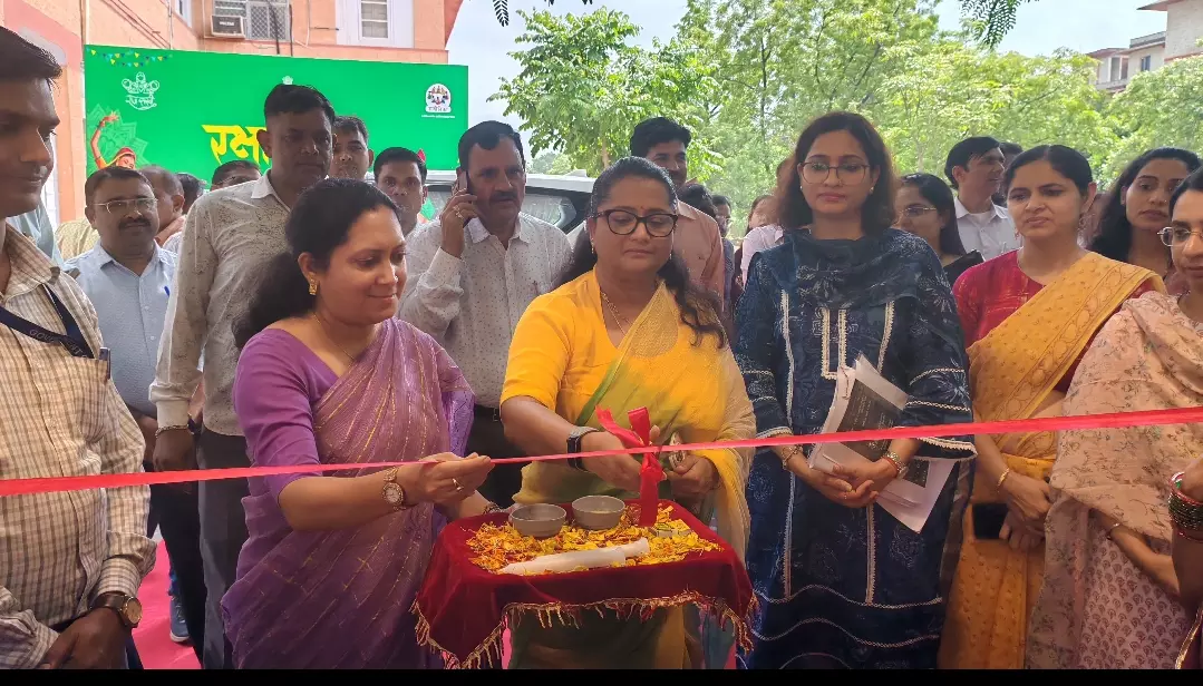 Jaipur: राजीविका द्वारा किया जा रहा है शासन सचिवालय परिसर में राखी मेले का आयोजन Jaipur: राजीविका द्वारा किया जा रहा है शासन सचिवालय परिसर में राखी मेले का आयोजन