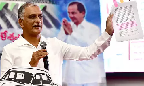 घोष पैनल की रिपोर्ट एक निराधार साजिश: BRS नेता हरीश घोष पैनल की रिपोर्ट एक निराधार साजिश: BRS नेता हरीश