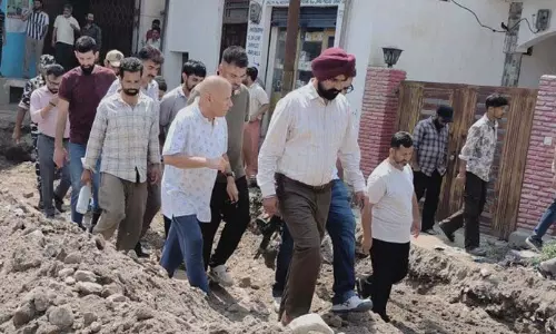 DC डोडा ने ब्लॉक घाट में विकास कार्यों का निरीक्षण किया
