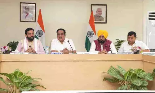 पंजाब, हरियाणा के CMs ने कहा, SYL नहर विवाद का समाधान चिनाब नदी का रुख मोड़ना है