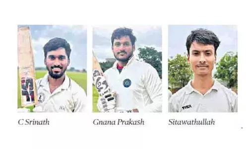 श्रीनाथ, यथिन, रमेश, सीतावथुल्लाह ने HCA बी-डिवीजन दो दिवसीय लीग क्रिकेट चैंपियनशिप में शतक लगाए श्रीनाथ, यथिन, रमेश, सीतावथुल्लाह ने HCA बी-डिवीजन दो दिवसीय लीग क्रिकेट चैंपियनशिप में शतक लगाए