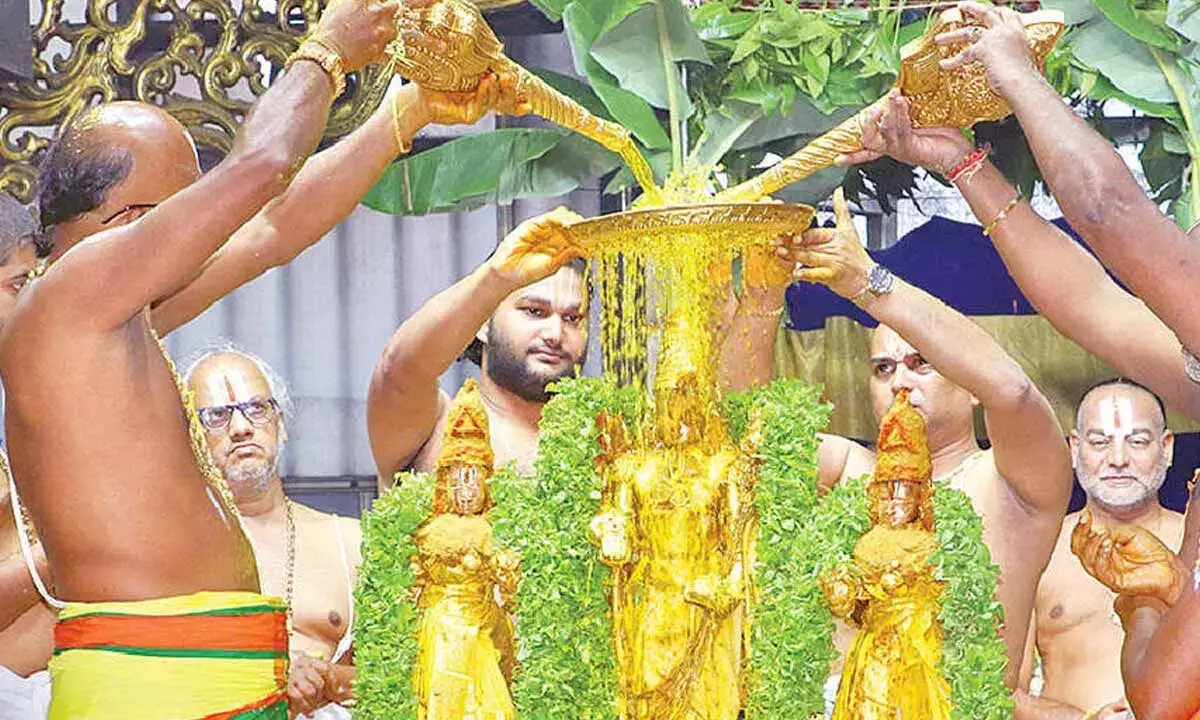 Andhra: तिरुमला में तीन दिवसीय पवित्रोत्सव शुरू