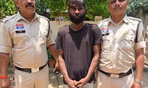 जिलाबदर बदमाश  बस्तर रोड सब्जी मंडी में घूमते मिला, अरेस्ट