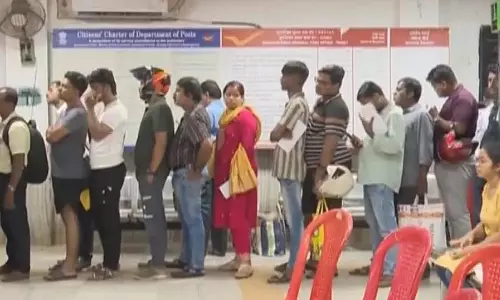 रक्षाबंधन की तैयारियों के बीच डाकघरों में लिंक फेल, लगी लंबी कतारें