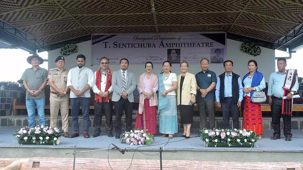 डॉ. रियो ने टी सेंटीचुबा एम्फीथिएटर का वर्चुअल उद्घाटन किया डॉ. रियो ने टी सेंटीचुबा एम्फीथिएटर का वर्चुअल उद्घाटन किया